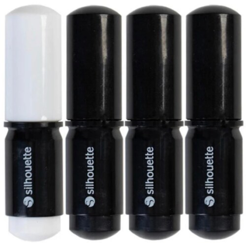 Silhouette Sketch Pens 4 Pack BLACK (Black Body) SILH-PEN-BLK-3T