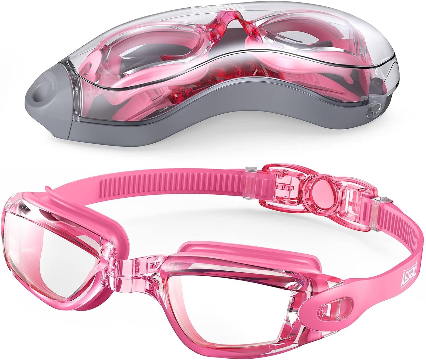 Swim Goggles, Swimming Goggles No Leaking Full Protection Adult Men Women Youth