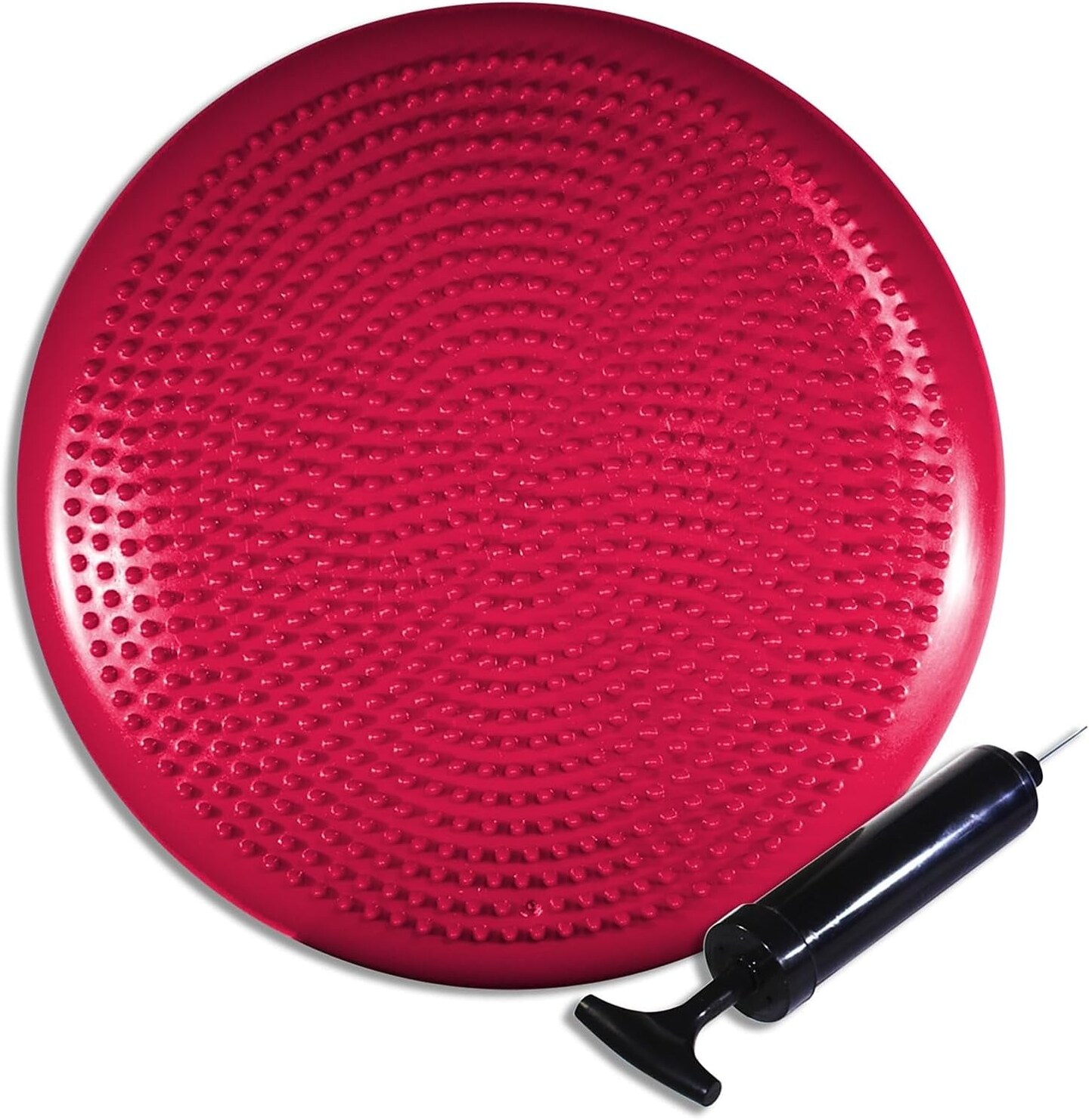 Sensory Builder Active Attention Chair Cushion for Wiggly Bottom Kids Seat, Red, 13&#x22; X 2.5