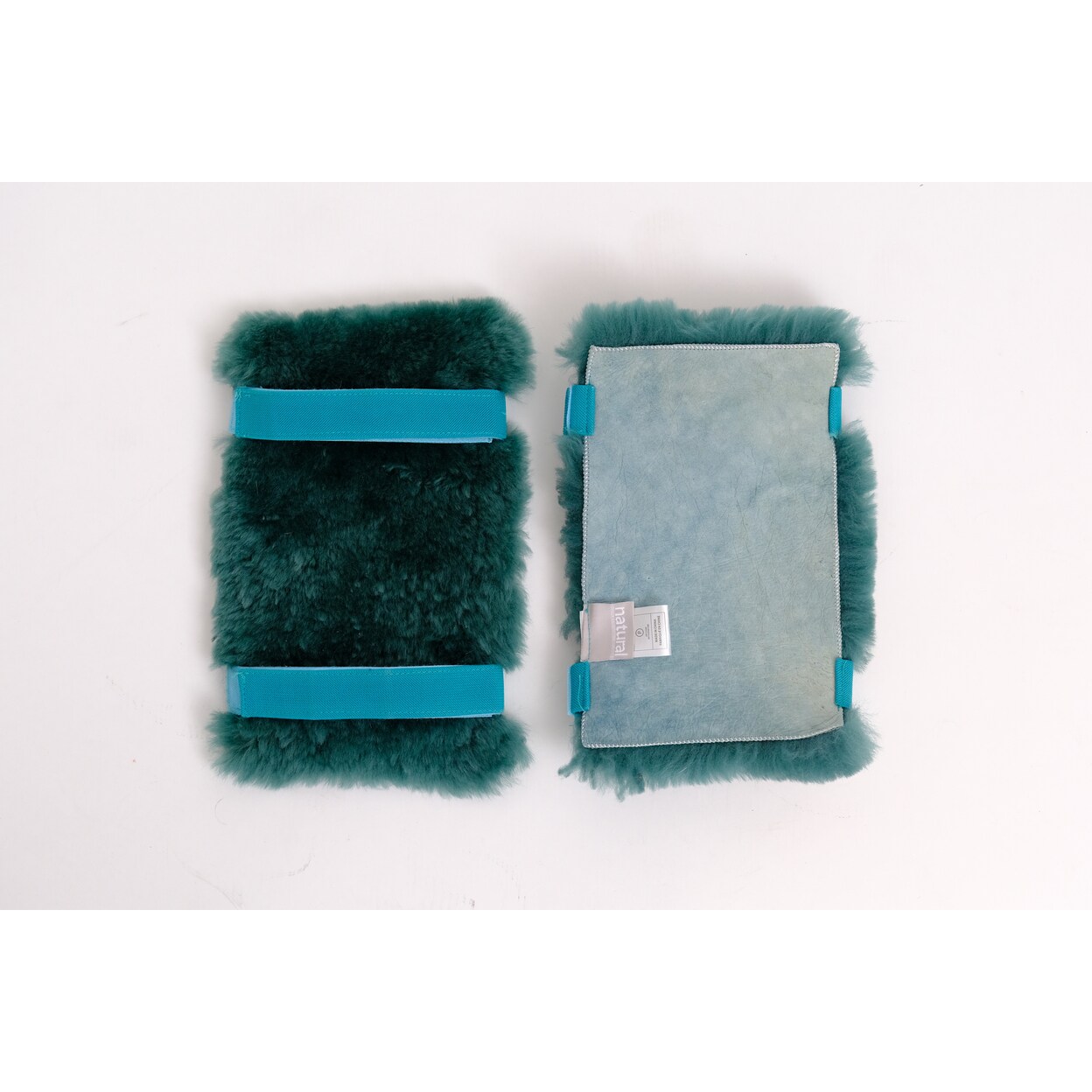 Natural Medical Sheepskin Elbow Protectors 2-Piece 10X6 Therapeutic Wool