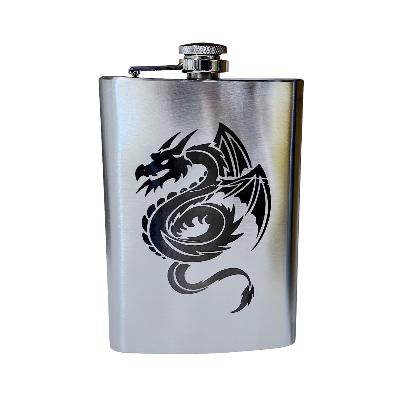 8oz Flying Dragon Stainless Steel Flask 8oz Flying Dragon Stainless Steel Flask