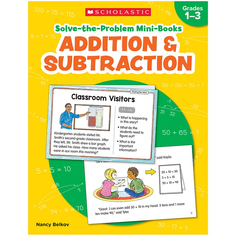 Solve-the-Problem Mini Books: Addition &#x26; Subtraction