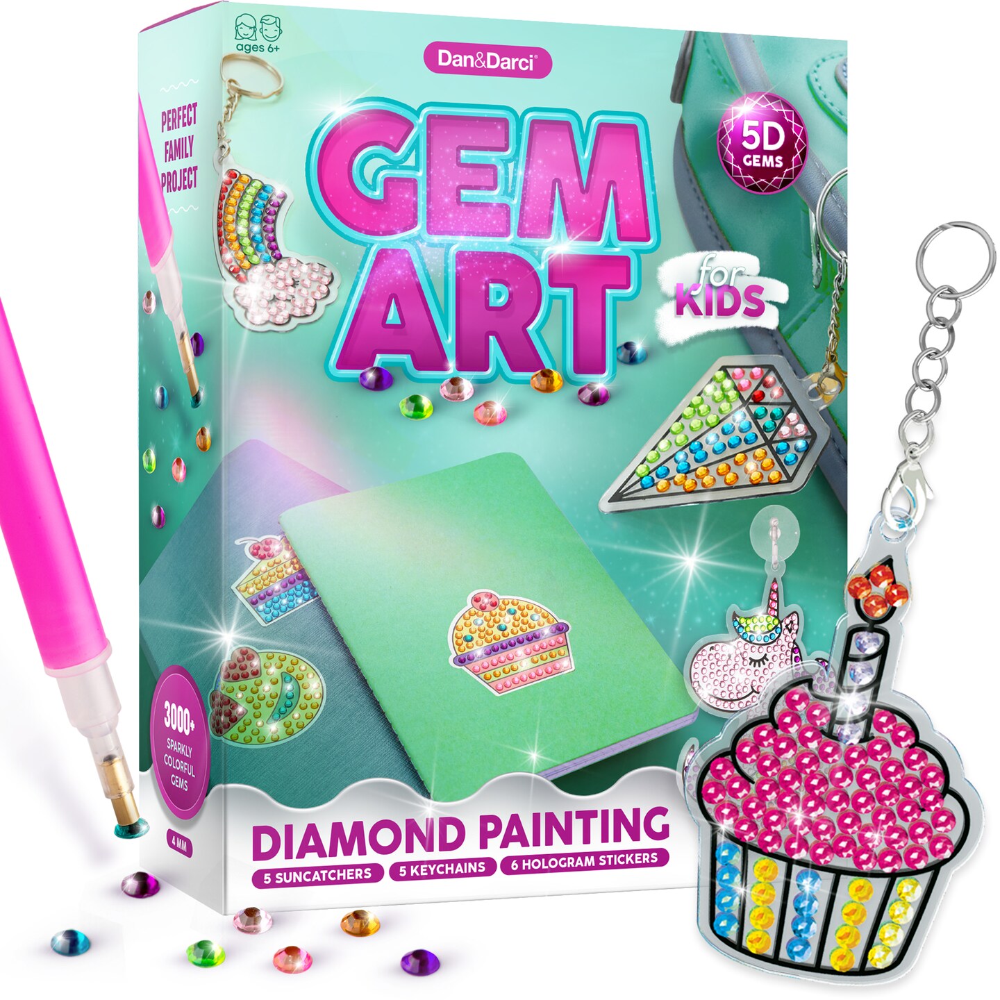 Gem Art, Kids Diamond Painting Kit