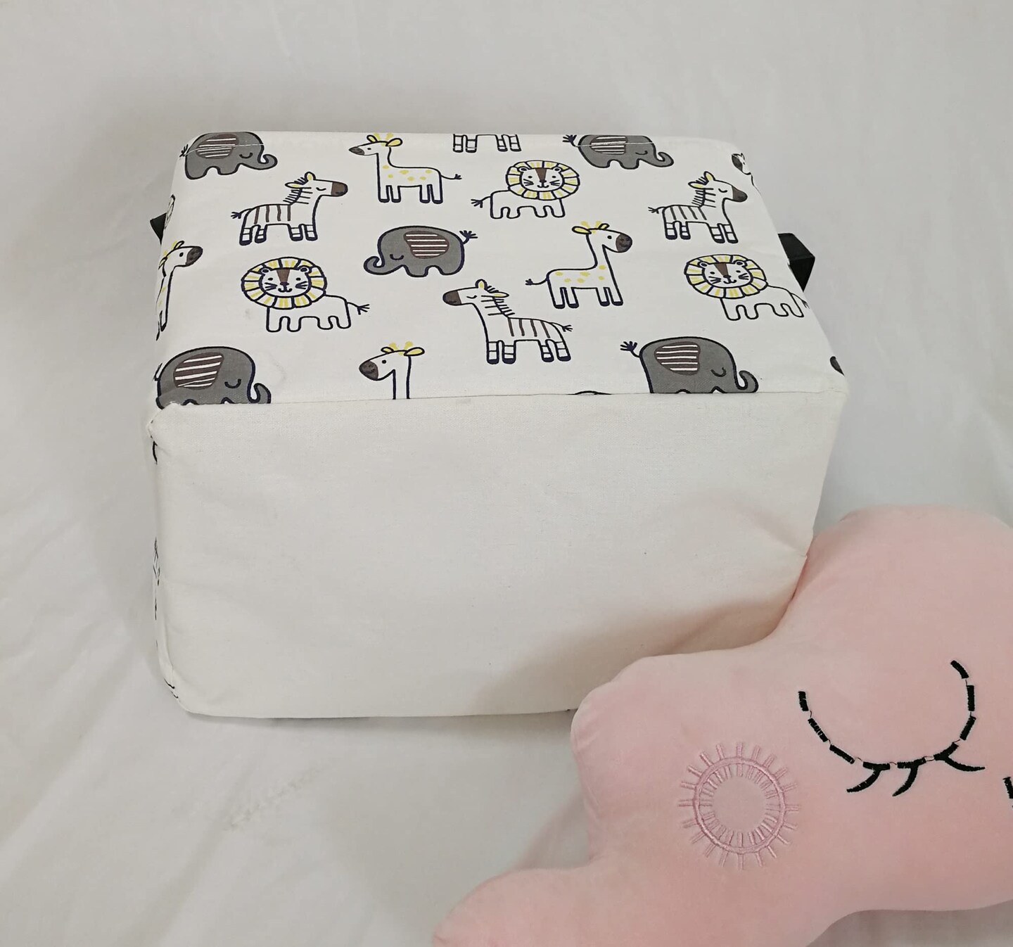 Rectangular Storage Basket Collapsible Organizer Bin Waterproof Toy Box for Organizing Home/Dorm/Kitchen/Pet/Office/Closet/Shelf/Gift Baskets (animal), Yellow