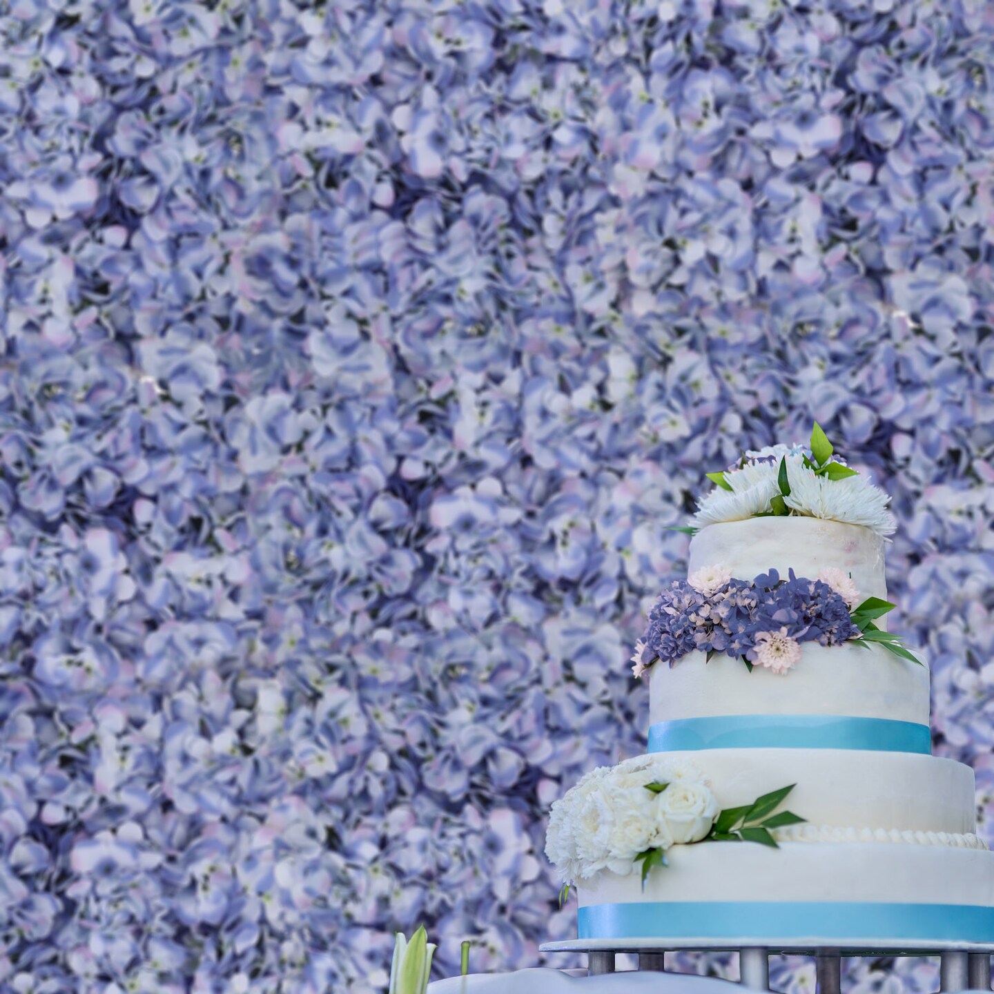 20-Pack: Soft Blue Hydrangea Picks, 3" Stems, 7" Wide, Floral Home by Artificial Flowers