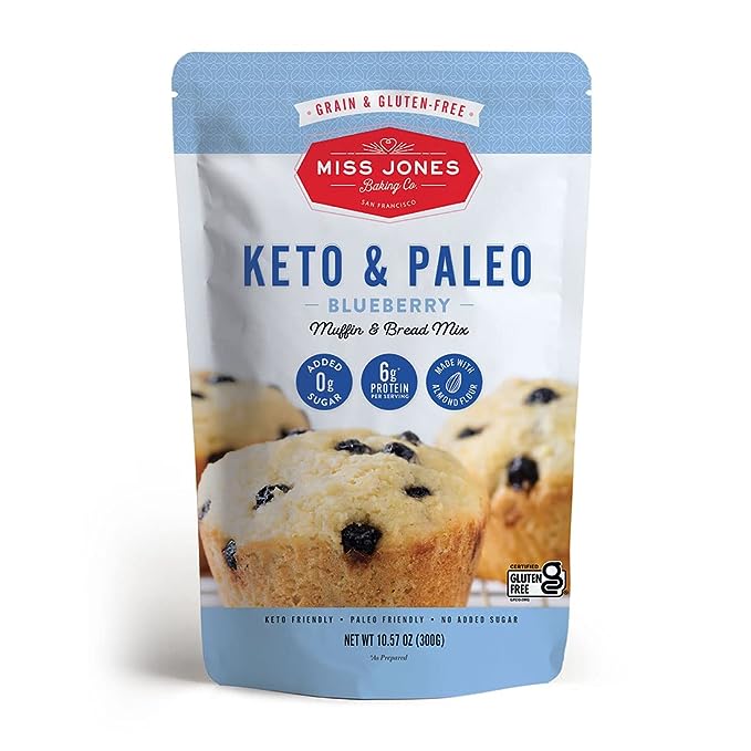 Miss Jones Baking&#xAE; Keto Blueberry Muffin Mix