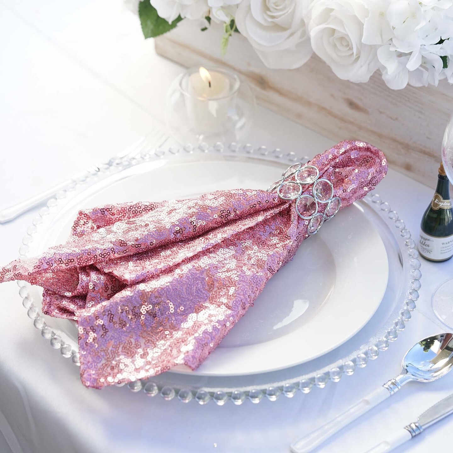 20&#x22; Sequins Napkins