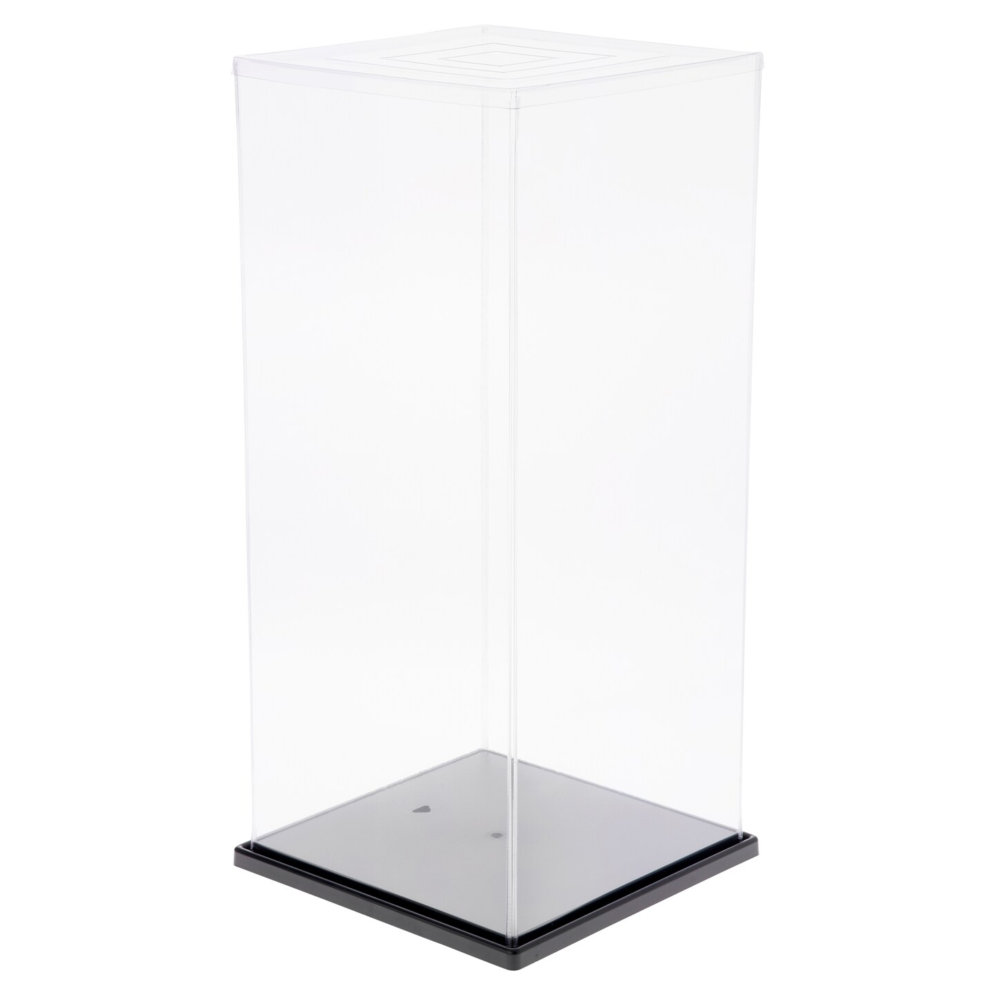 ExpoCase Plastic Folding Display Cover for Dolls, 10.5&#x22; W x 10.5&#x22; D x 24&#x22; H