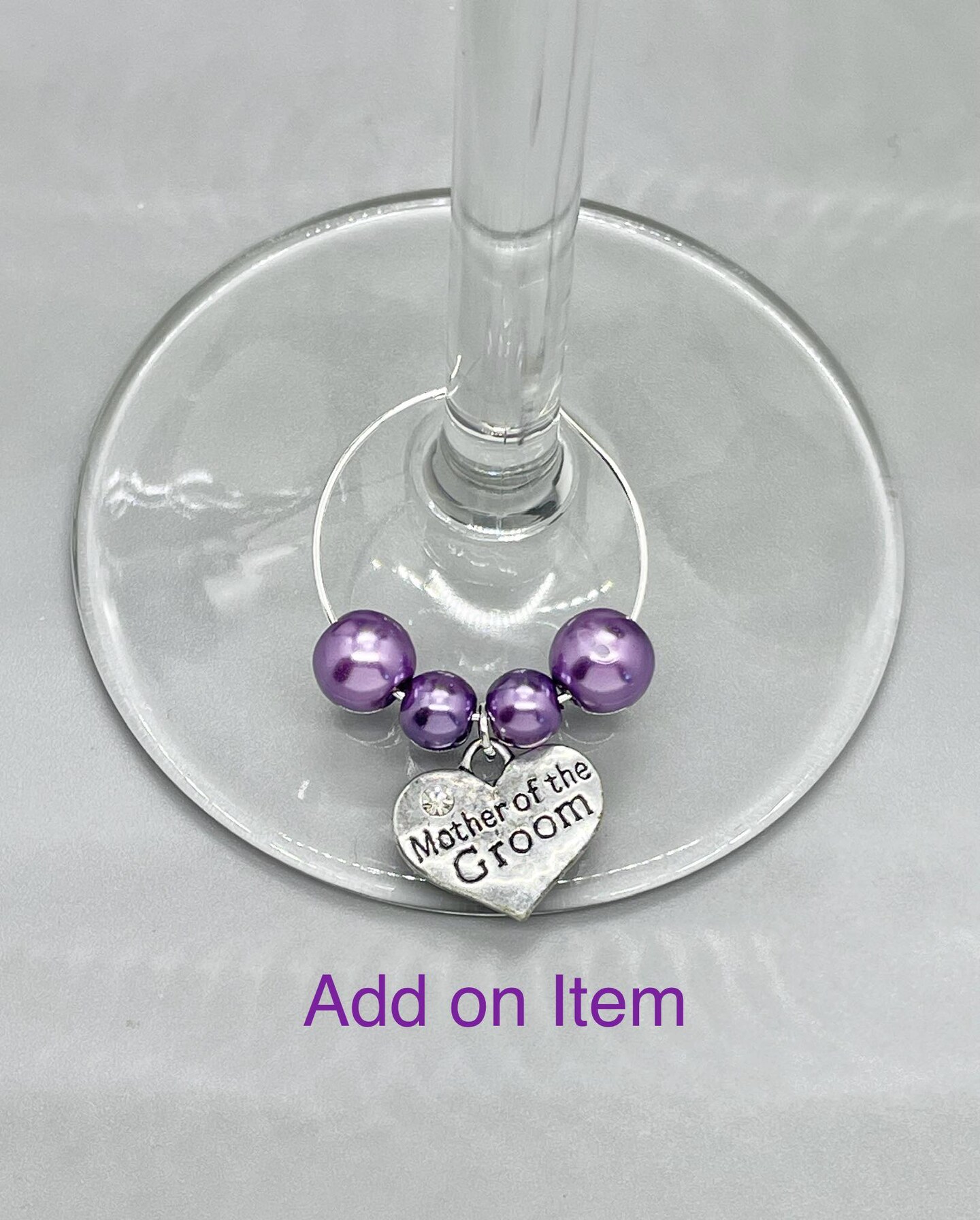 Set of 6, Wedding Decor, Bridal Party, Table Decor, Wine Glass Charms, Glass  Stem Markers, Just Married, Bridal Party Gifts, lavender theme | MakerPlace  by Michaels