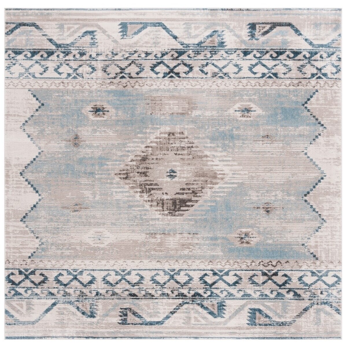 Safavieh   CRN234M Cornelia 200 Blue / Ivory
