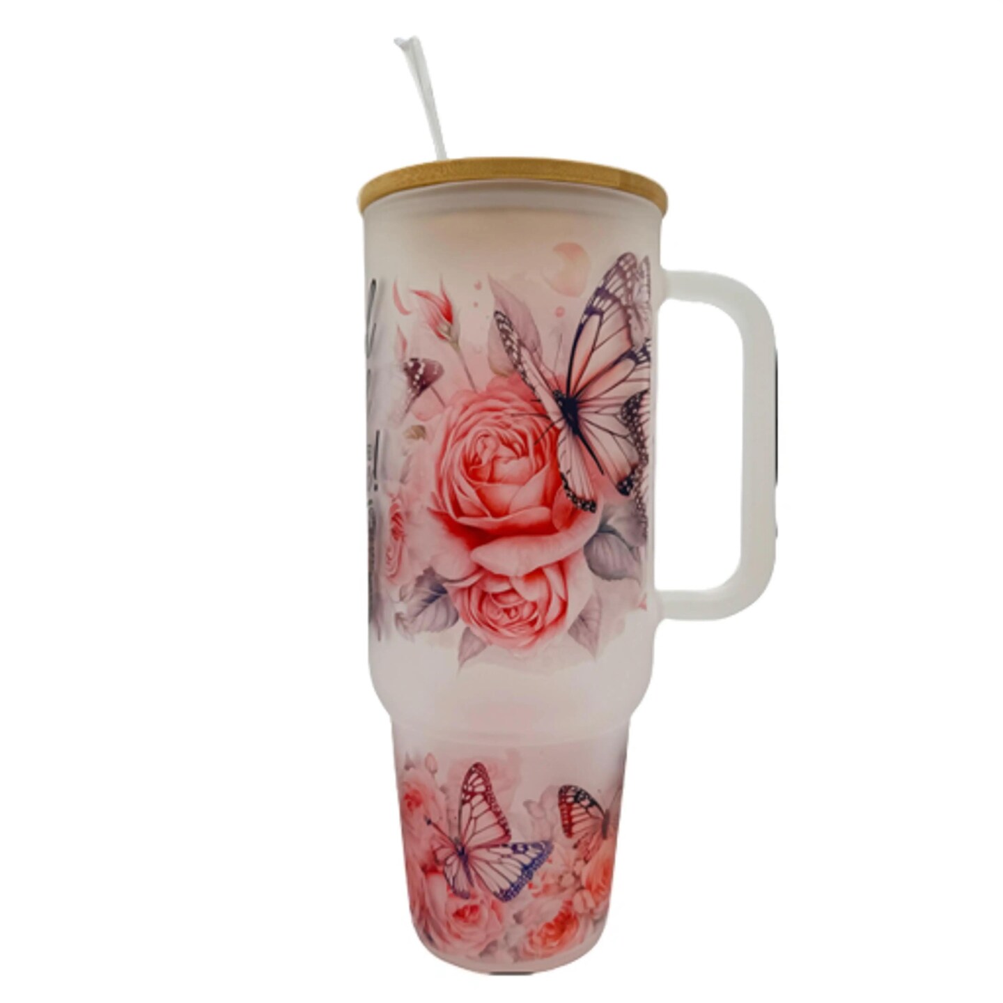 32oz or 40oz God Is Good All The Time custom Sublimation Printed Clear or  Frost Glass Tumbler, Mug, Cup with Handle | MakerPlace by Michaels