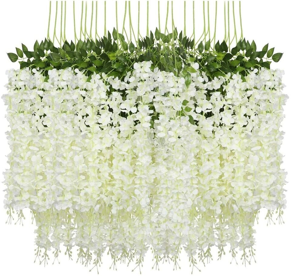 12Pcs Artificial Wisteria Vine Garland Michaels