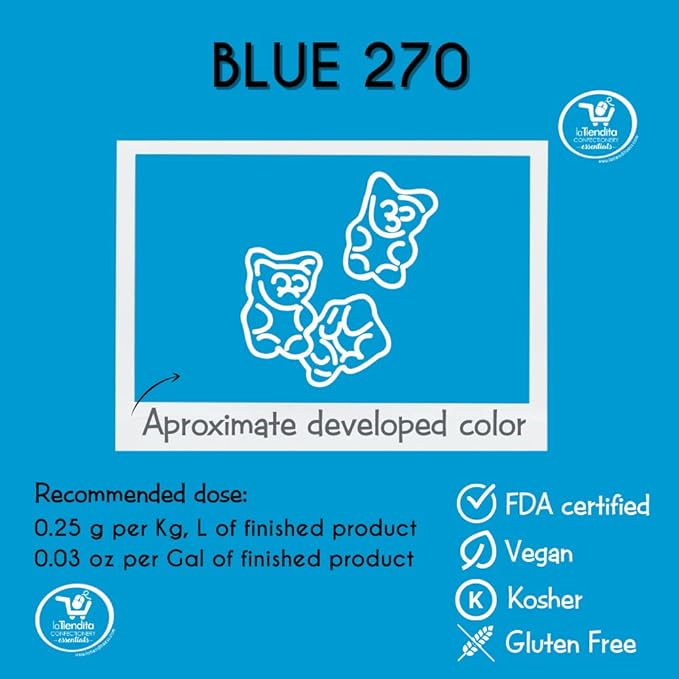 Deiman&#xAE; - Artificial Food Color Blue 270 (3.5 oz) | Exploring Artificial Food Colorants