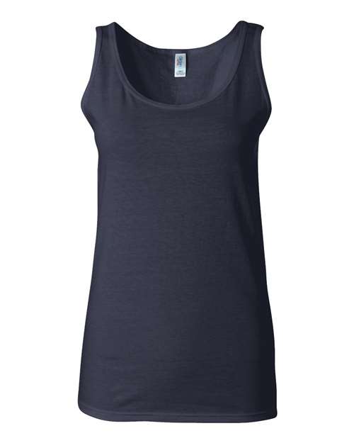 Gildan Softstyle Women’s Tank Top Lightweight Fitted Sleeveless Cotton Blend Tee for Everyday