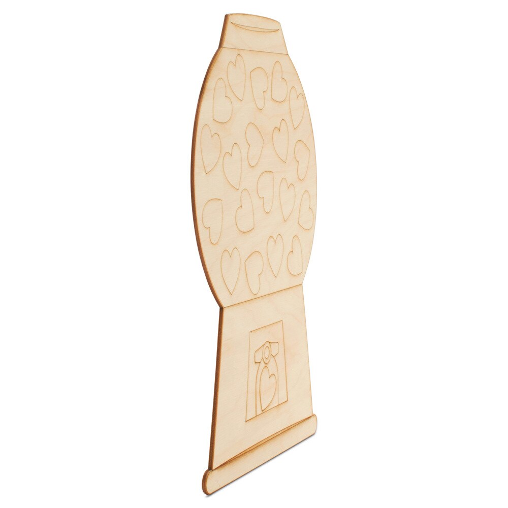 Gumball Machine Wood Cutout From 6&#x201D;-12&#x201D; Valentine Craft | Woodpeckers