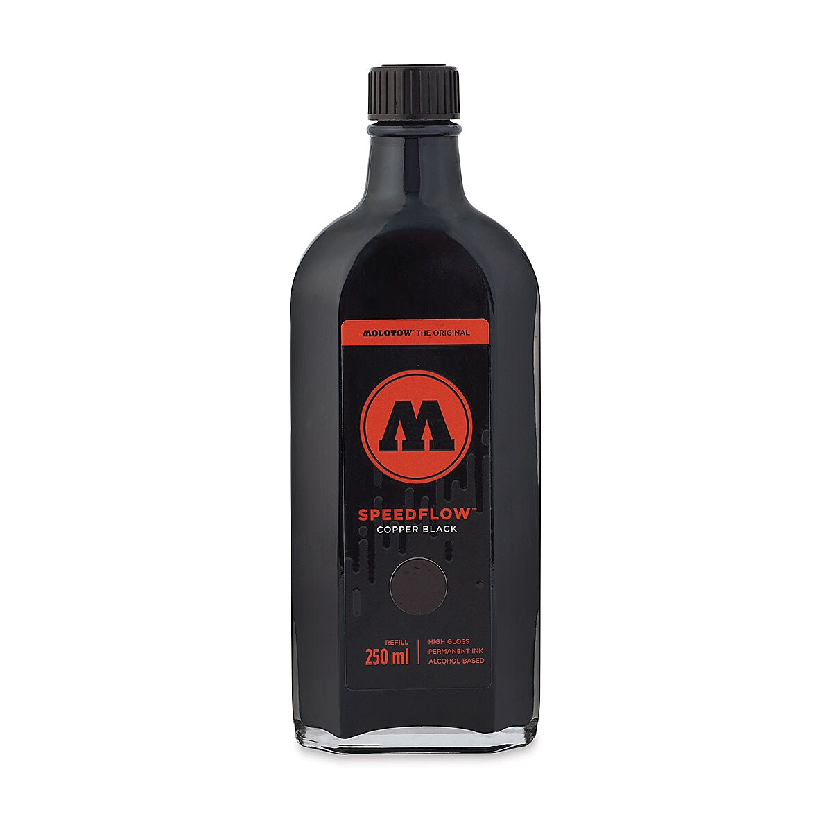 Molotow Speedflow Refill - 250 ml, Copper Black, Bottle
