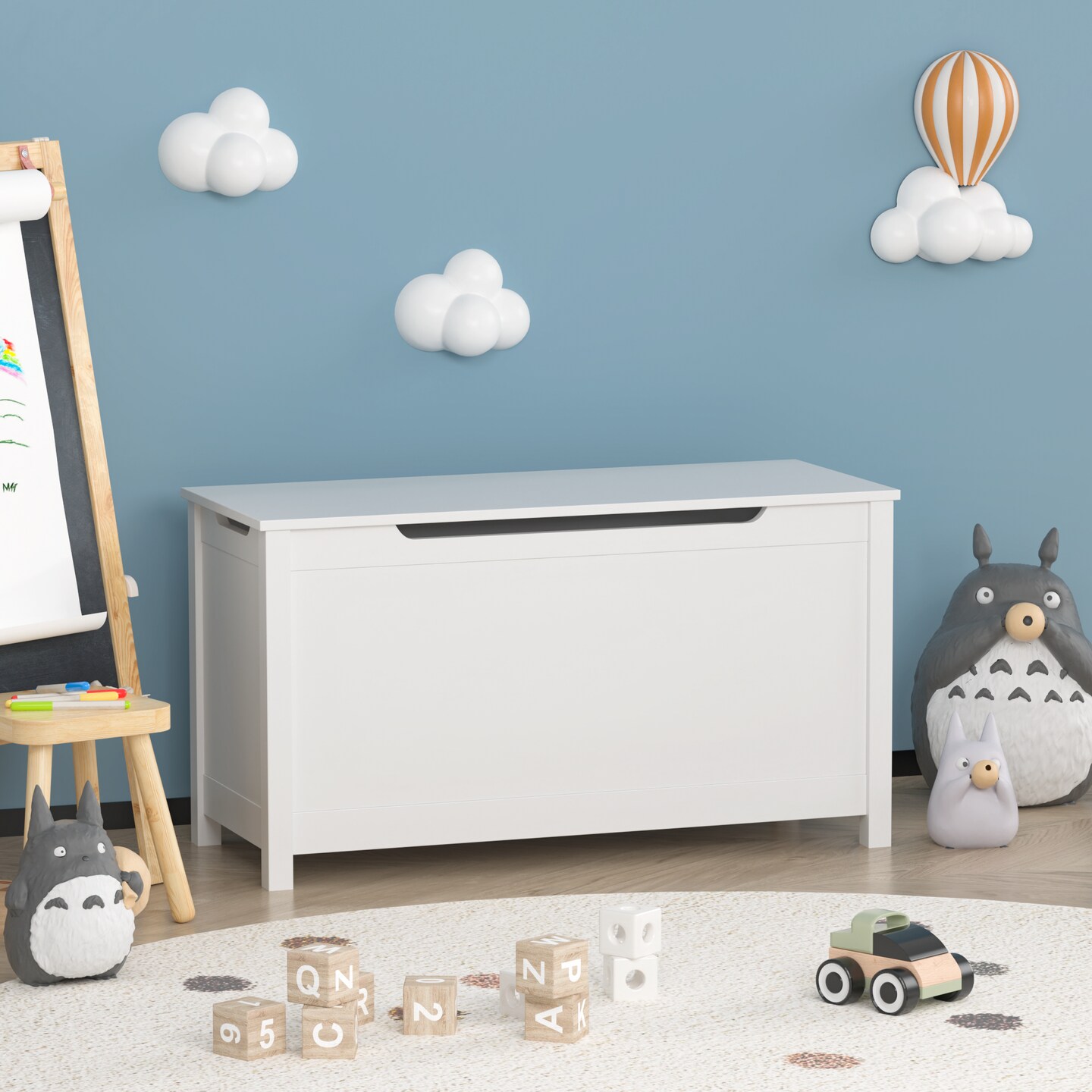 Wooden Toy Box for Kids | Organize Toys Easily