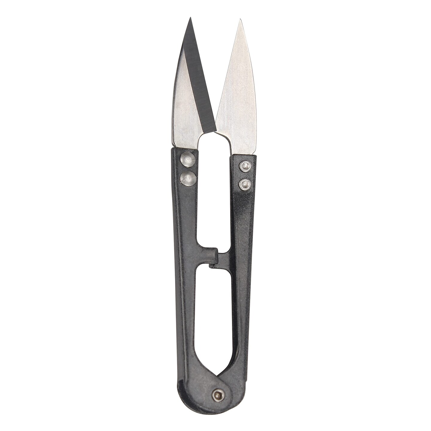 Sewing Scissors Yarn Thread Cutter 4.1inch Mini Small Snips Trimming Nipper Made of High-Carbon Steel Thread DIY Supplies for Stitch Embroidery, Knitting, Crafts (1, Black)