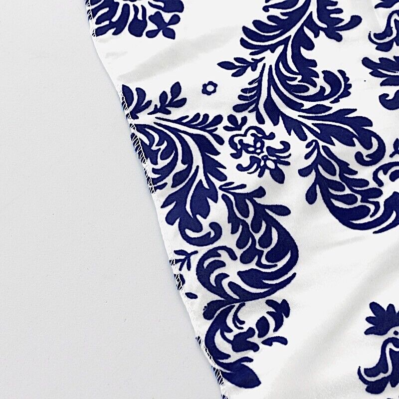 120 inches Damask Taffeta Round TABLECLOTH Velvet