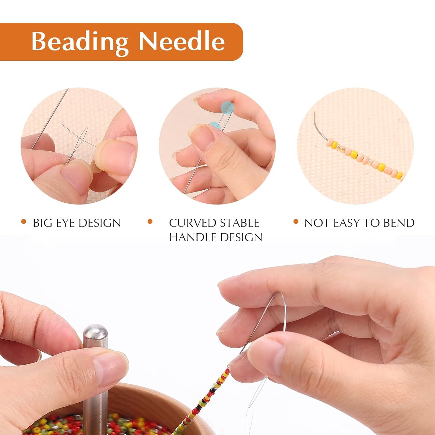 Bead Spinner For Jewelry Making, Bead Spinner Kit With 3000 Pcs Seed Beads, Beading Needles, Beading Tools, Bowl For Waist Chains, Bracelets, Necklaces