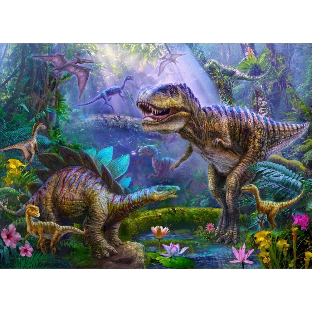 Dino Jungle Poster Print By Jan Patrick Michaels