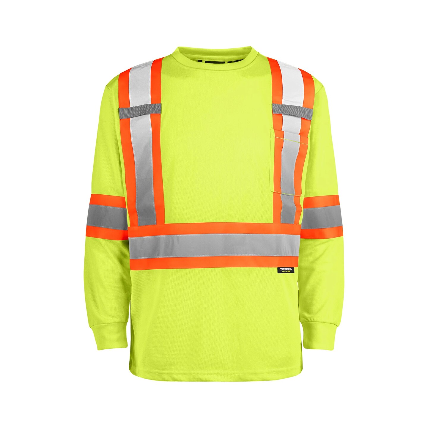 High Visibility Long Sleeve Safety T-shirt | RADYAN&#xAE;