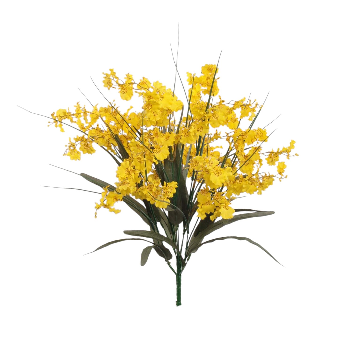 12-Pack: Dancing Orchid Bush with Silk Flowers &#x26; Foliage, Floral Home by Artificial Flowers