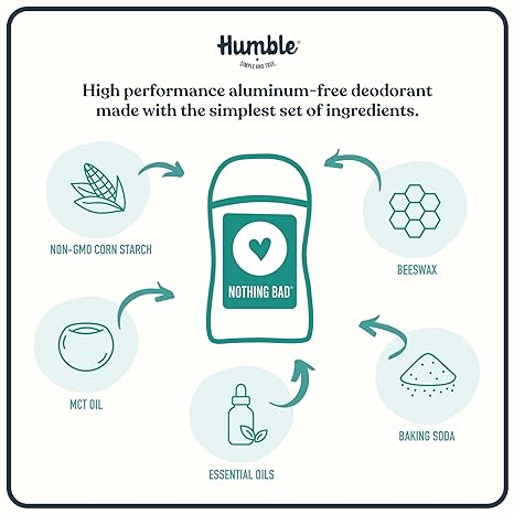HUMBLE BRANDS Original Formula Aluminum-free Deodorant. Long Lasting Odor Control | MINA&#xAE;
