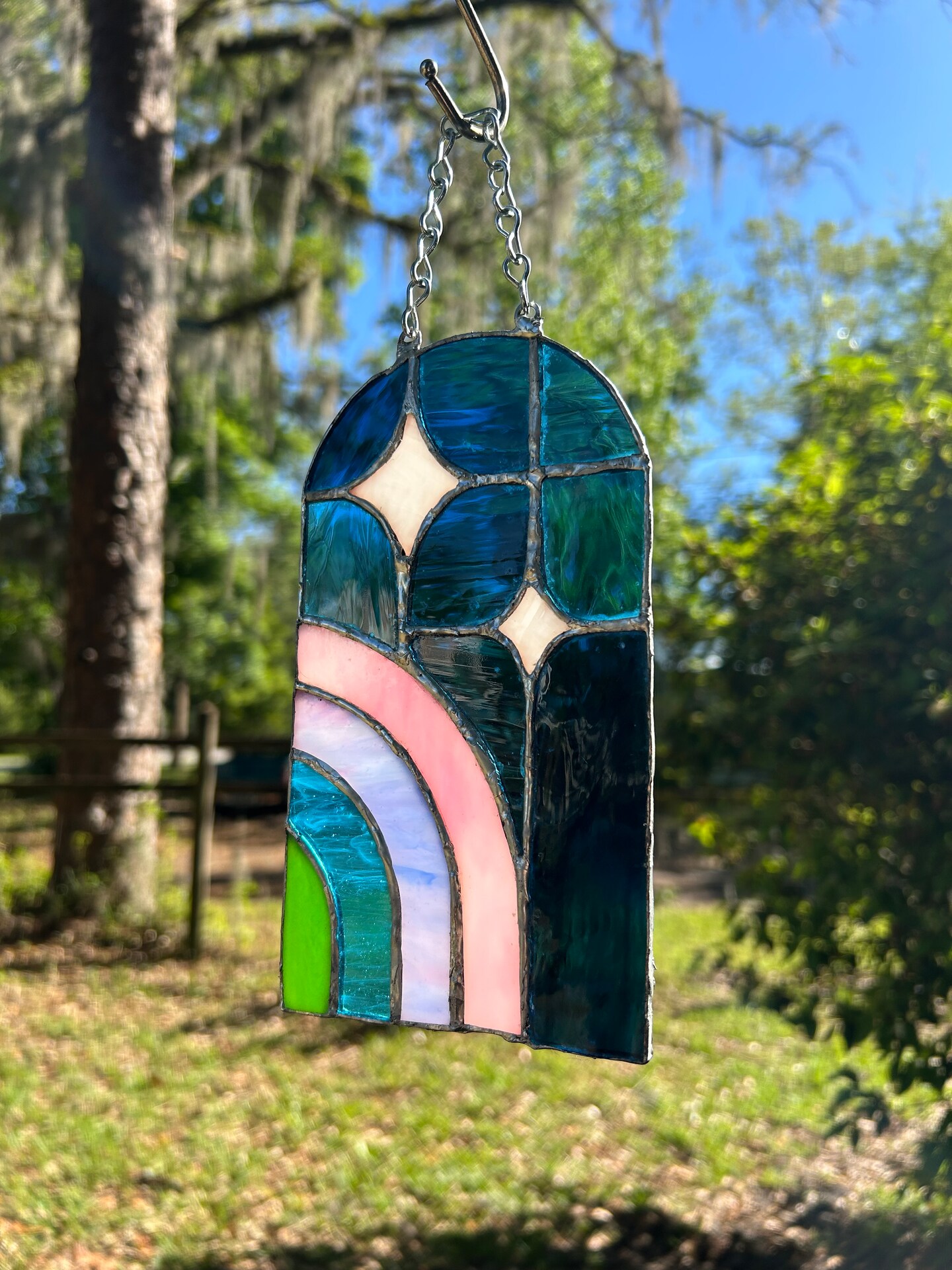 Handcrafted newest Stained Glass Sun Suncatcher for the Home | Shine Series 1