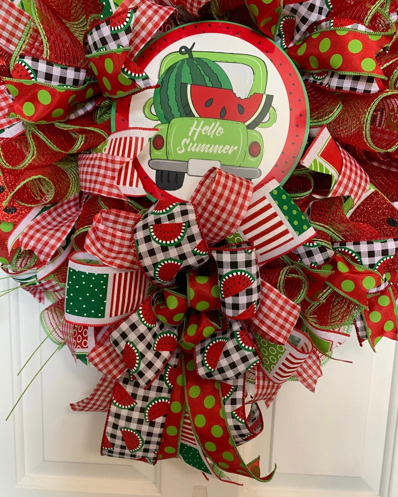 Watermelon high quality Wreath, Summer Wreath, Wreath