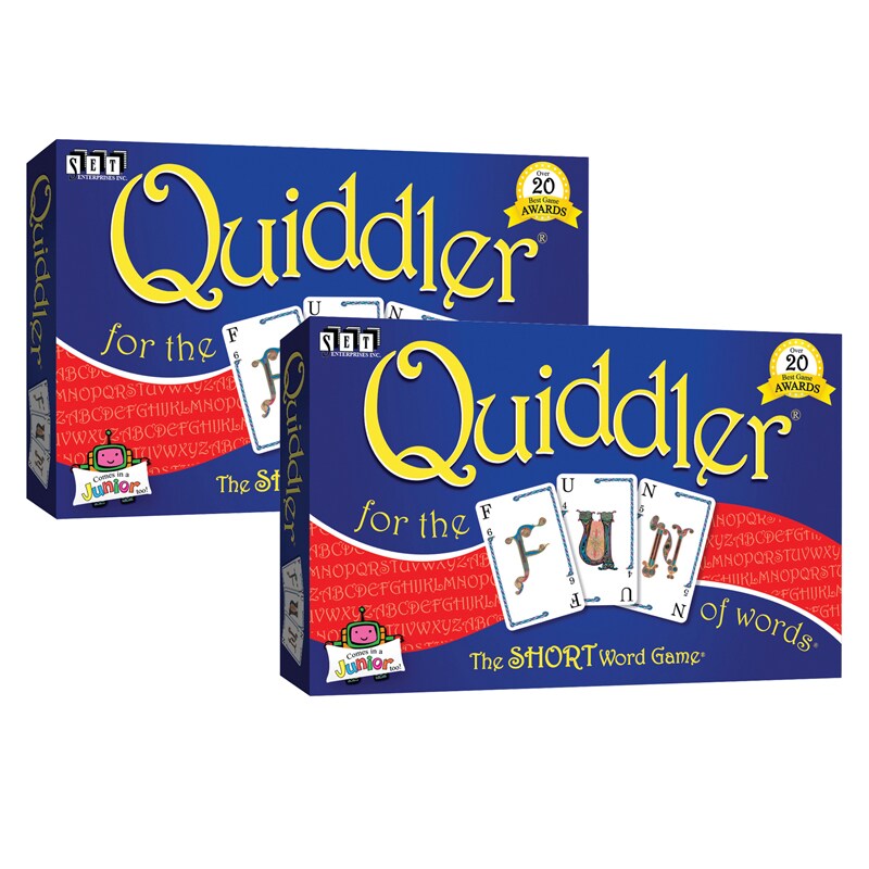 Quiddler&#xAE; Word Game, Pack of 2