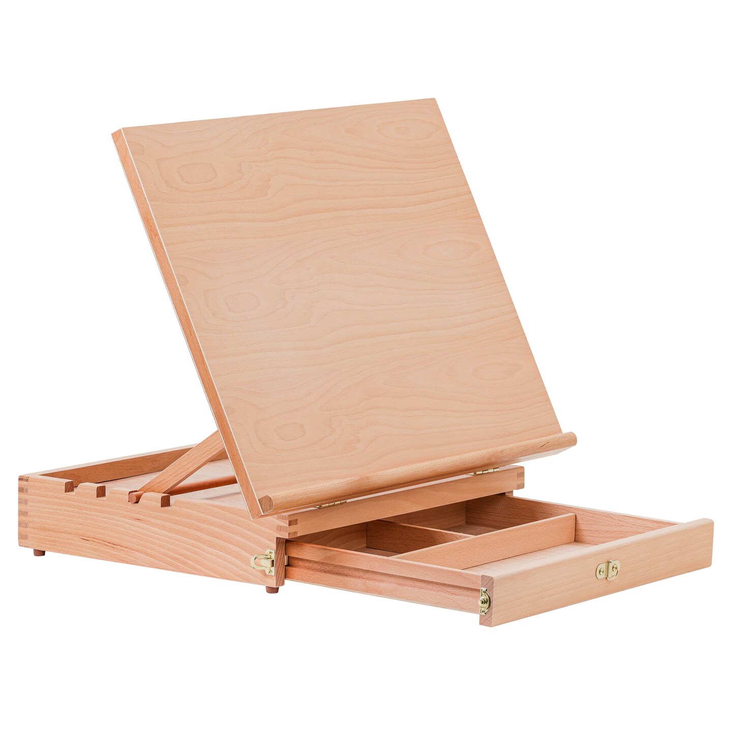 Adjustable Wood Artist Drawing &#x26; Sketching Board with Storage Drawer