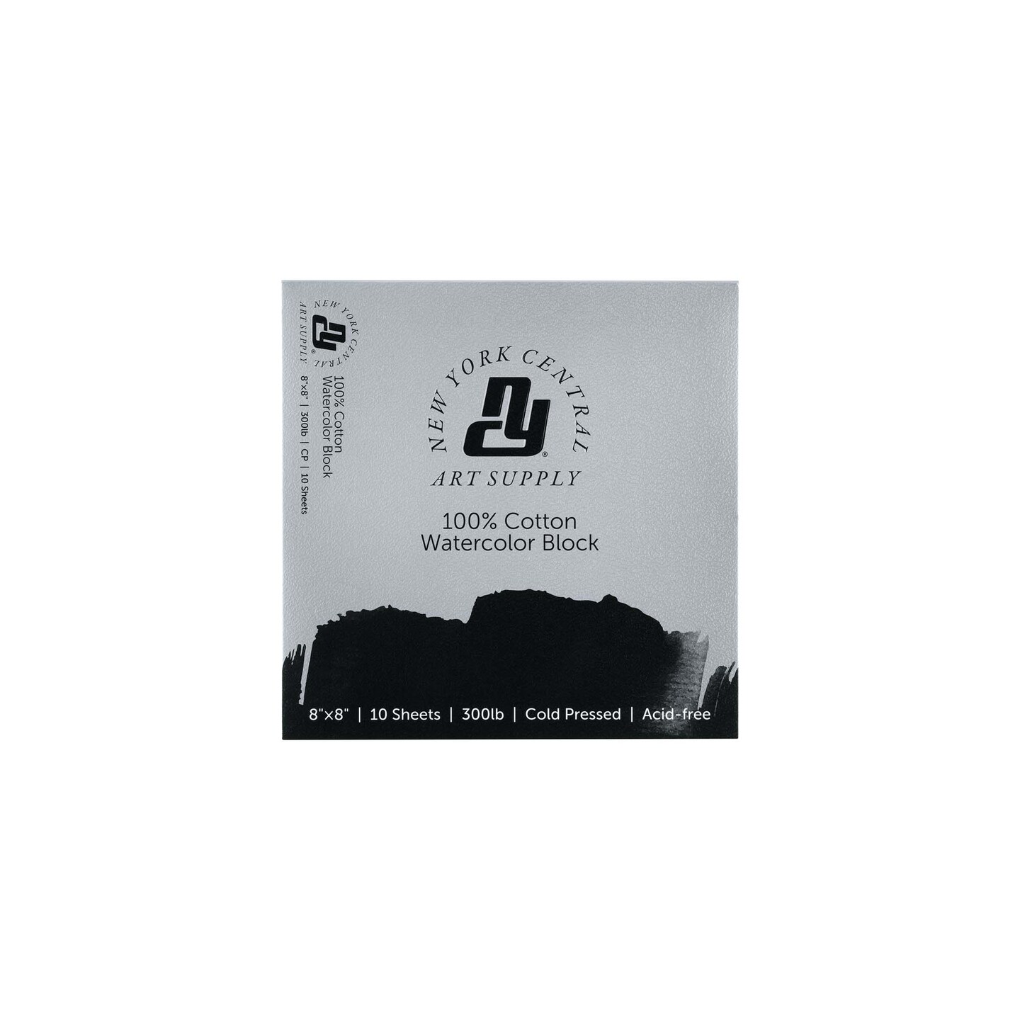 New York Central Watercolor Block, 300 lb Cold Press, Pack of 10, Archival Watercolor Paper for Artists, Students, Gelatin Sized, Durable Water Color Paper, Suitable for Wet and Dry Media