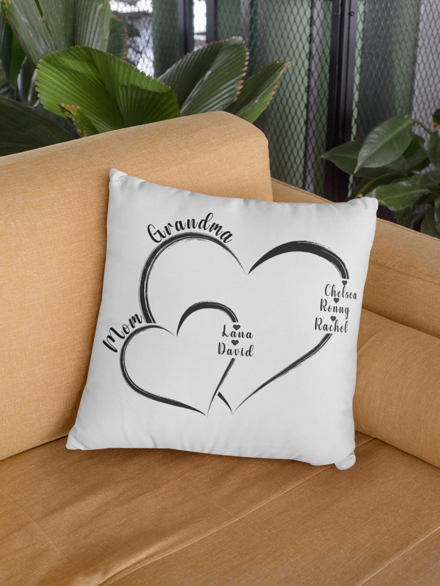 personalized throw pillow cover
