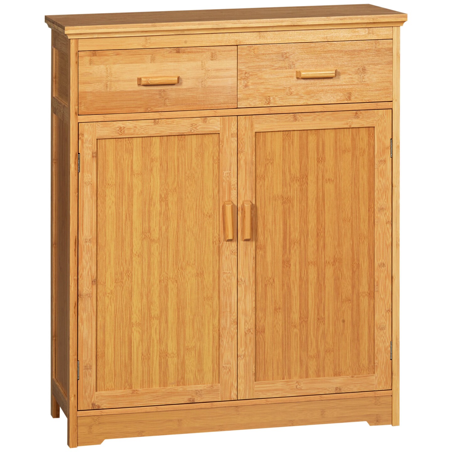 Bamboo Storage Cabinet - 57.2 | Organize Bathroom Essentials