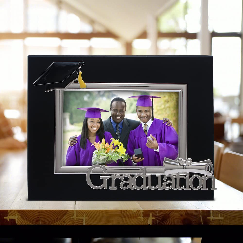 LASODY MDF Graduation Picture Frame With Cap And Certification,Graduation Decorations 2024,Graduation Gifts