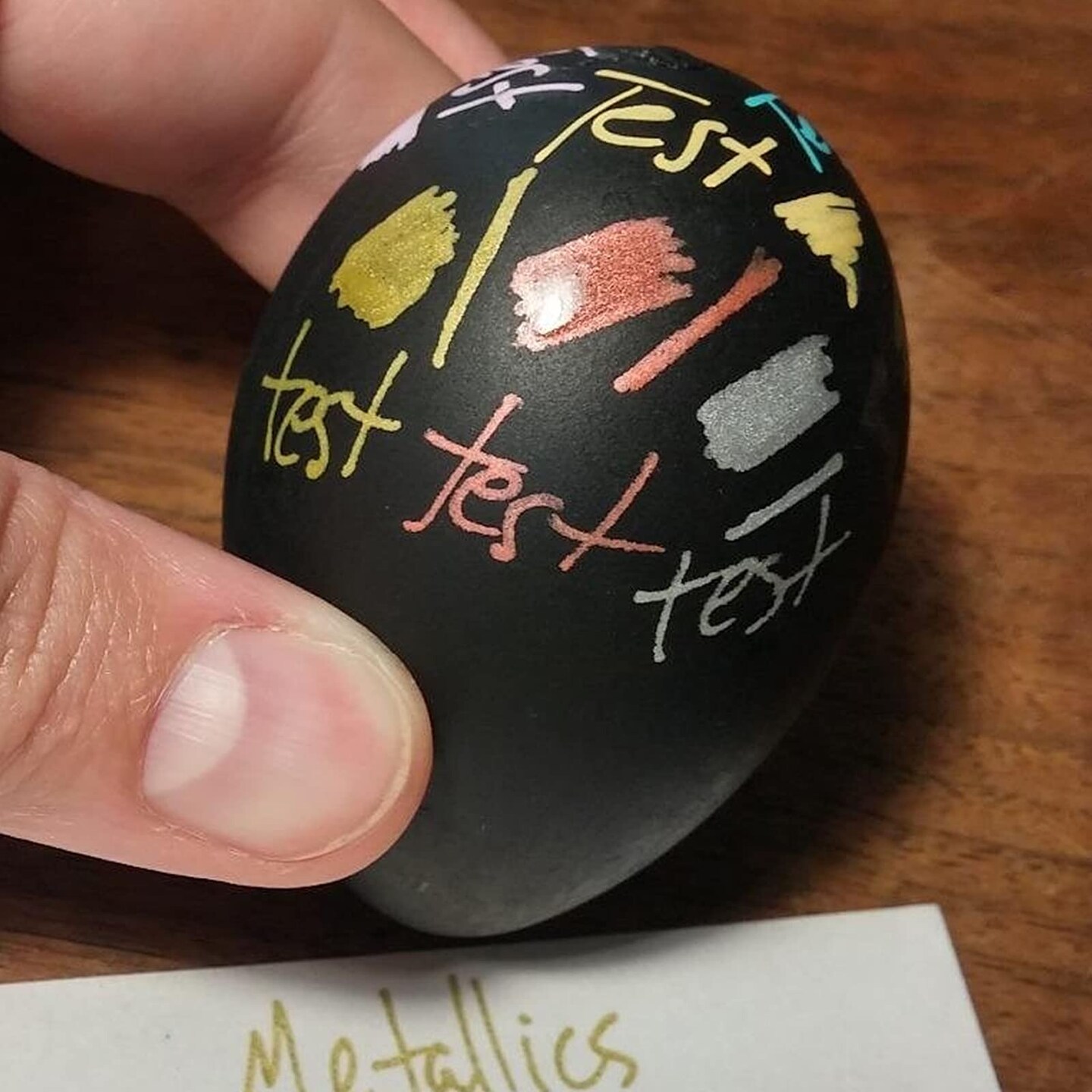 6 Pieces - Gold Paint Pens with Silver, Rose Gold Acrylic Paint Pens for Rock Painting, Wood, Fabric, Glass, Canvas, Scrapbooking, Card DIY Metallic Acrylic Marker (0.7mm)