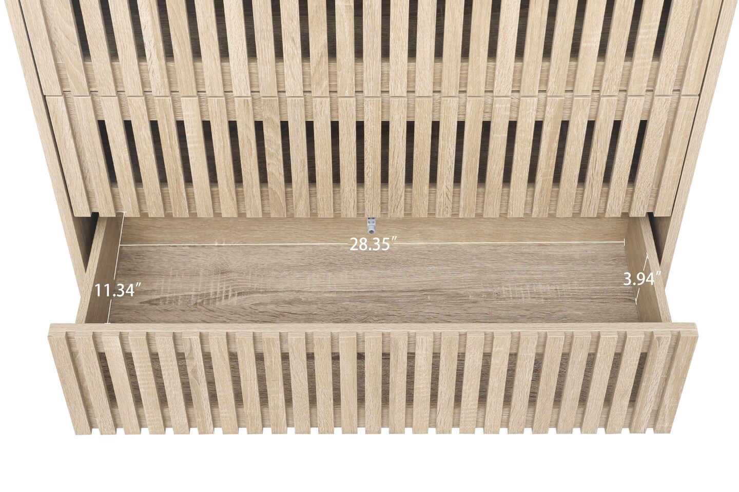 Vertical Storage Cabinet with 3 Drawers - 63.5 | Stylish Storage Solution