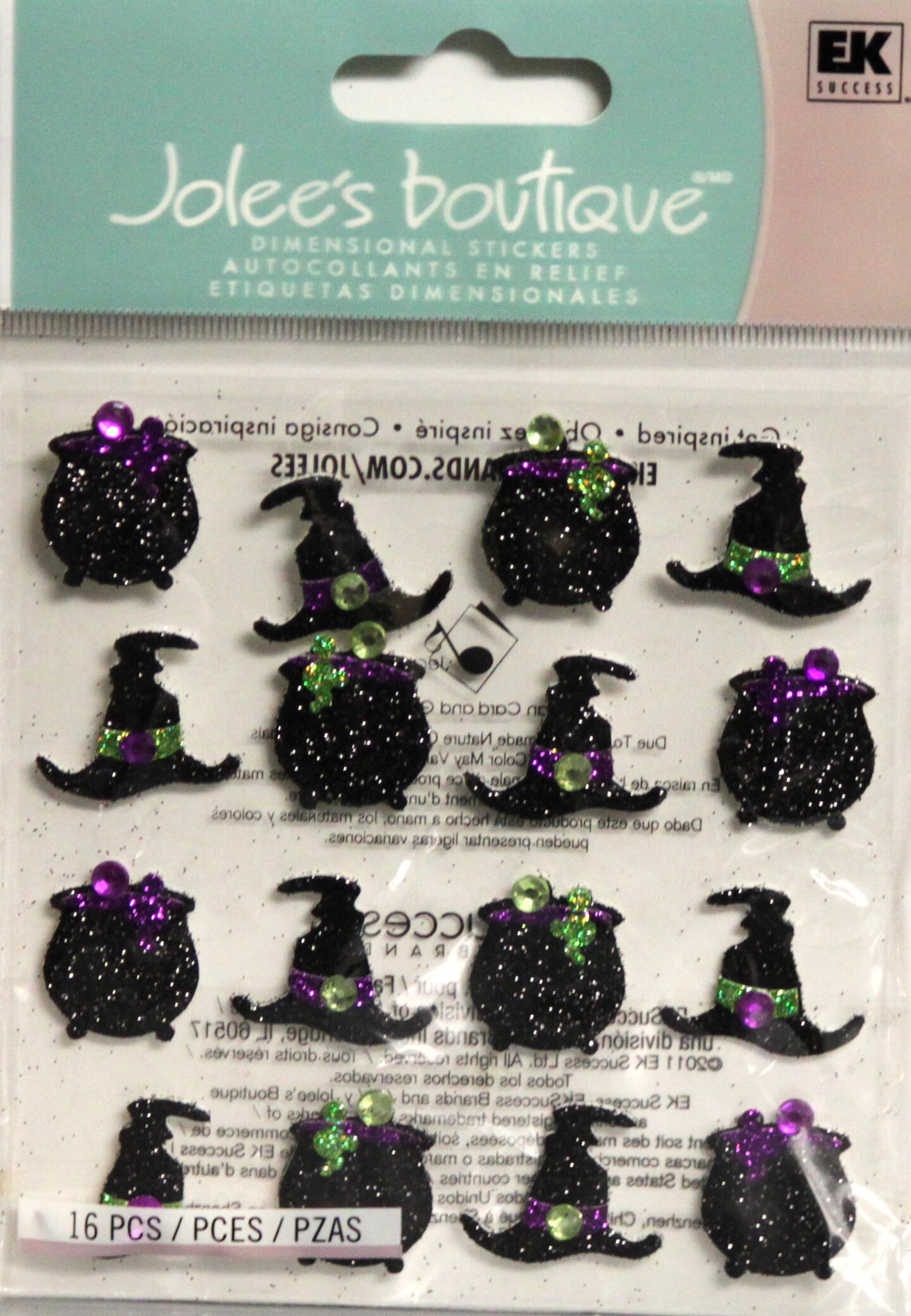 Jolee&#x27;s Boutique Witches Hat Repeats Dimensional Stickers