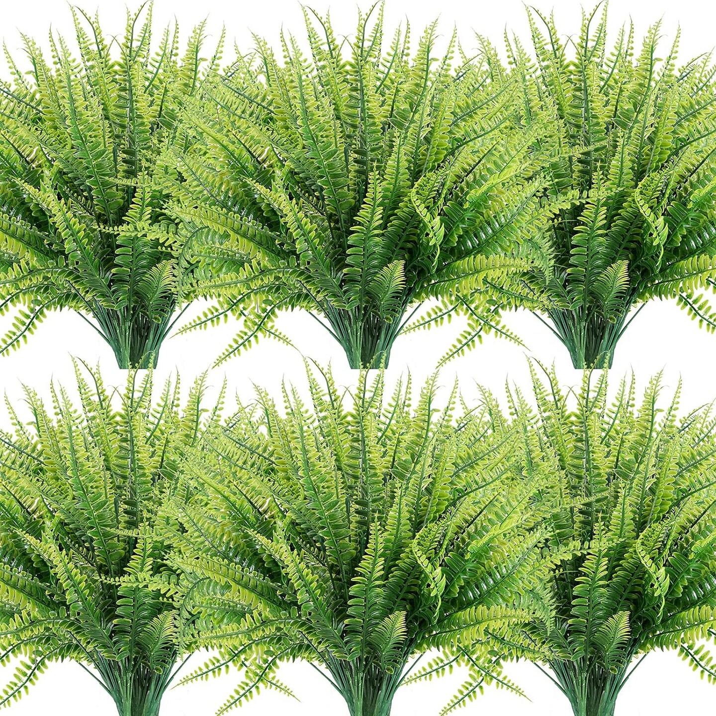 12 Bundles of UV Resistant Artificial Plants for Outdoor D&#xE9;cor