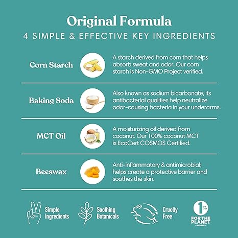 HUMBLE BRANDS Original Formula Aluminum-free Deodorant. Long Lasting Odor Control | MINA&#xAE;