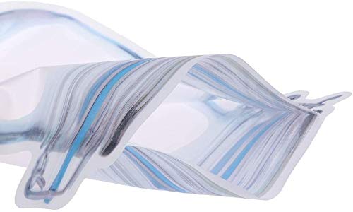 20 Pieces Mason Jar Zipper Bags, Reusable Storage Bags Mason Bottle Shape Storage Bags Portable Mason Jar Stand-Up Leakproof Food Saver Bags For Home Kitchen