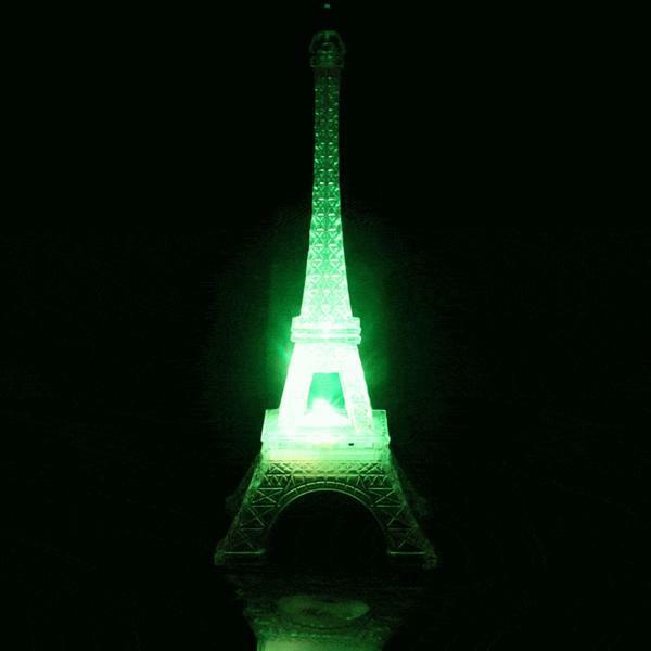 10&#x22; PARIS EIFFEL TOWER Centerpiece with LED Lights