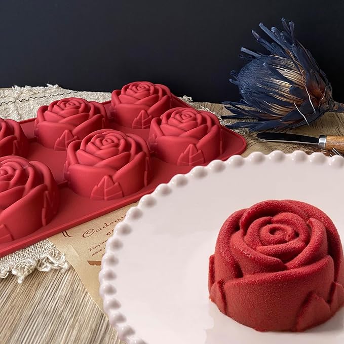 Endearing Flower Silicone Molds 2 pcs