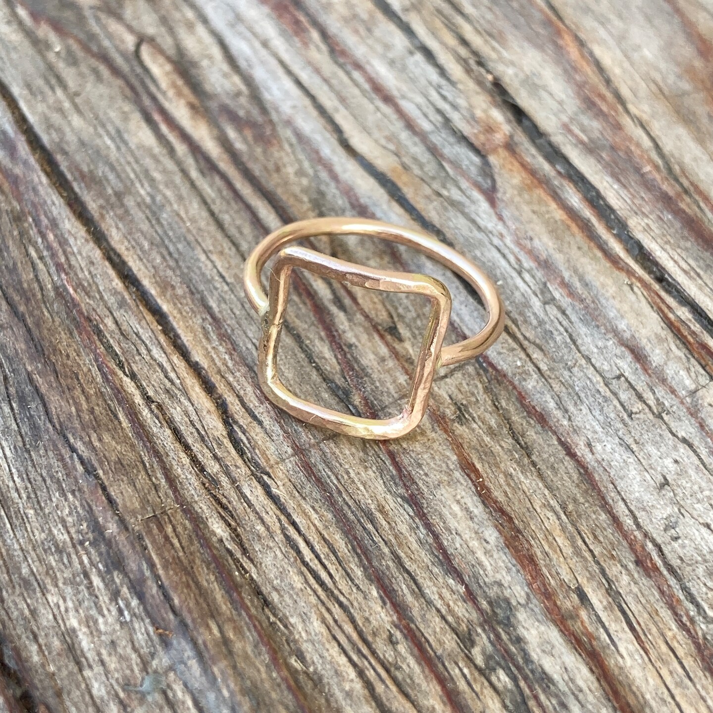 Open Square Ring In Gold Filled 324929450826907648