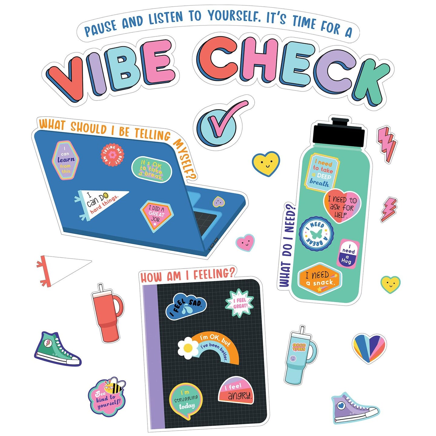 We Stick Together Vibe Check Bulletin Board Set | Michaels