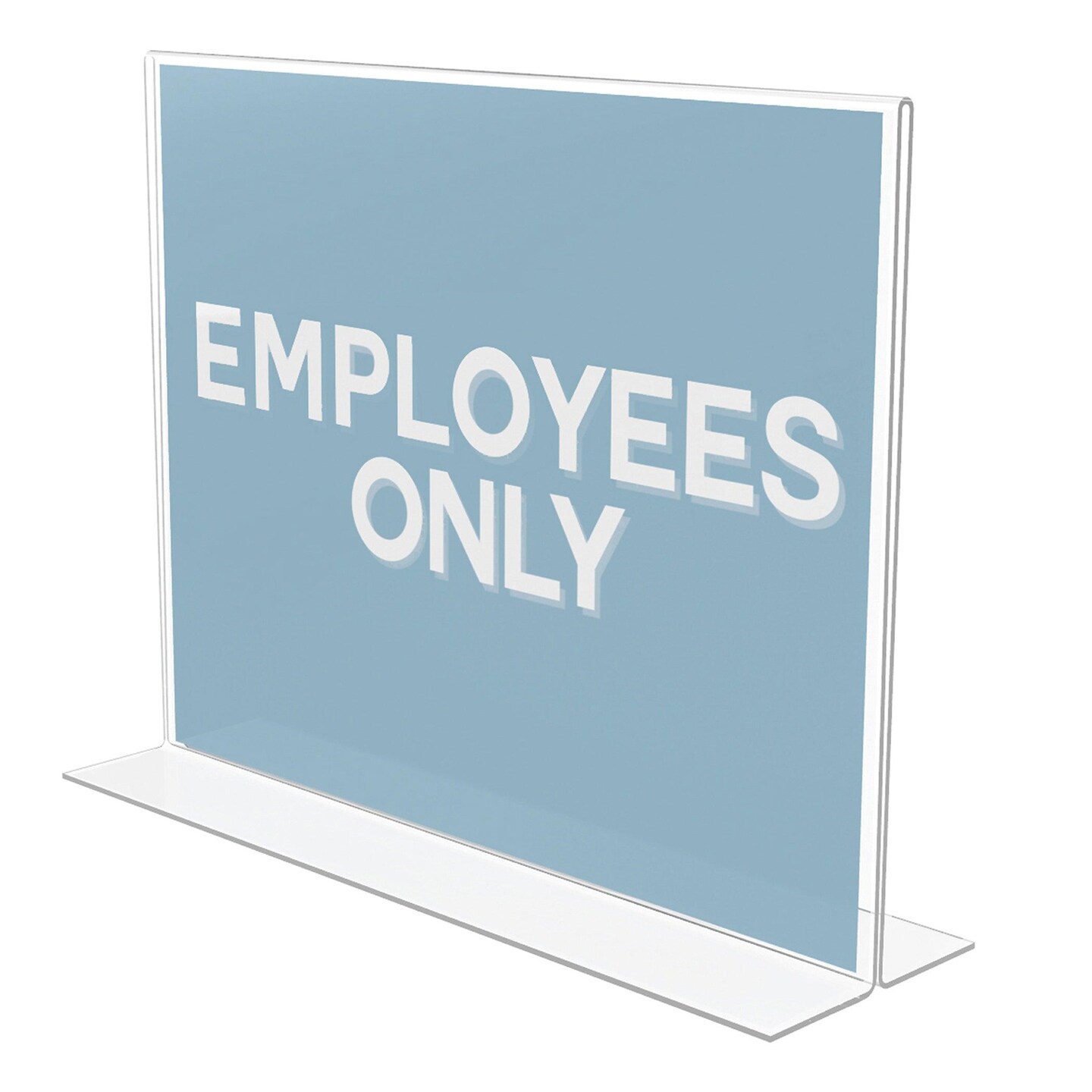 Classic Image&#xAE; Stand-Up Sign Holder, Landscape, Pack of 2