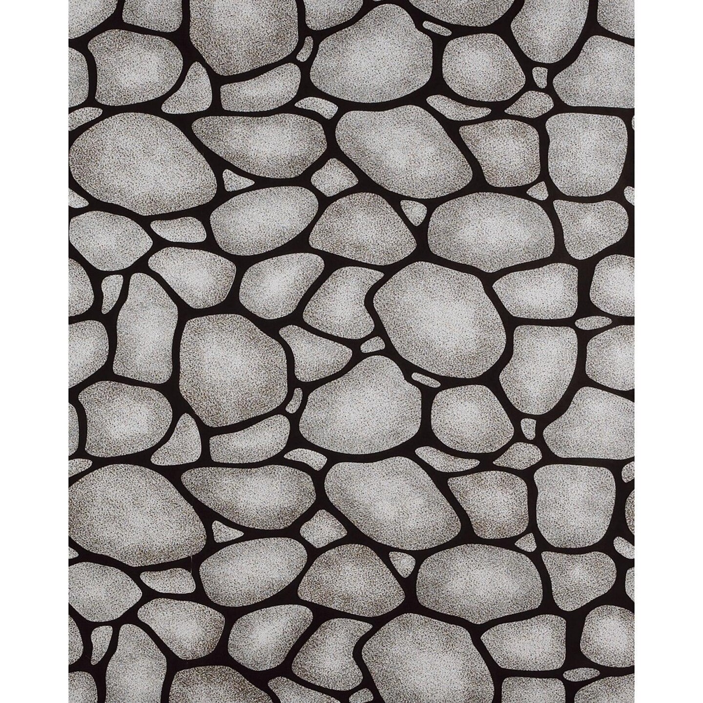Bulletin Board Art Paper, Rock Wall, 48&#x22; x 12&#x27;, 4 Rolls