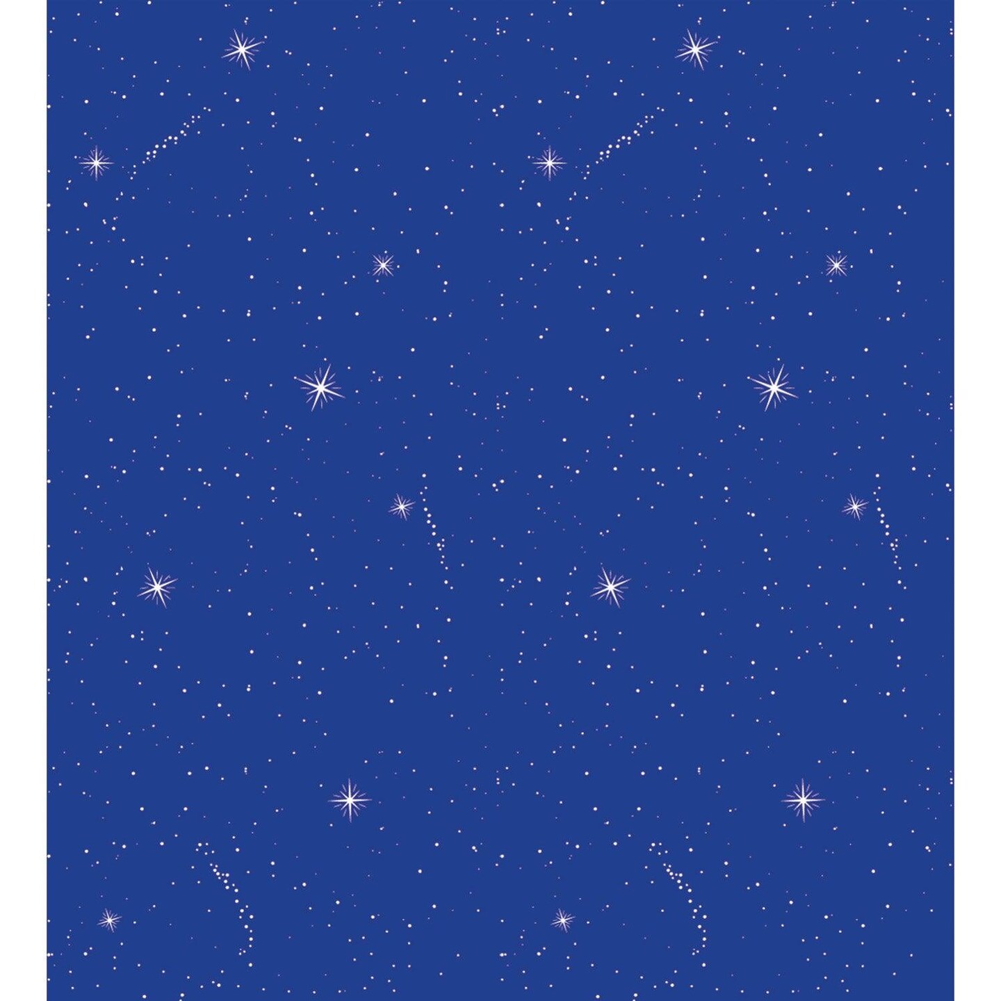 Bulletin Board Art Paper, Night Sky, 48&#x22; x 12&#x27;, 4 Rolls