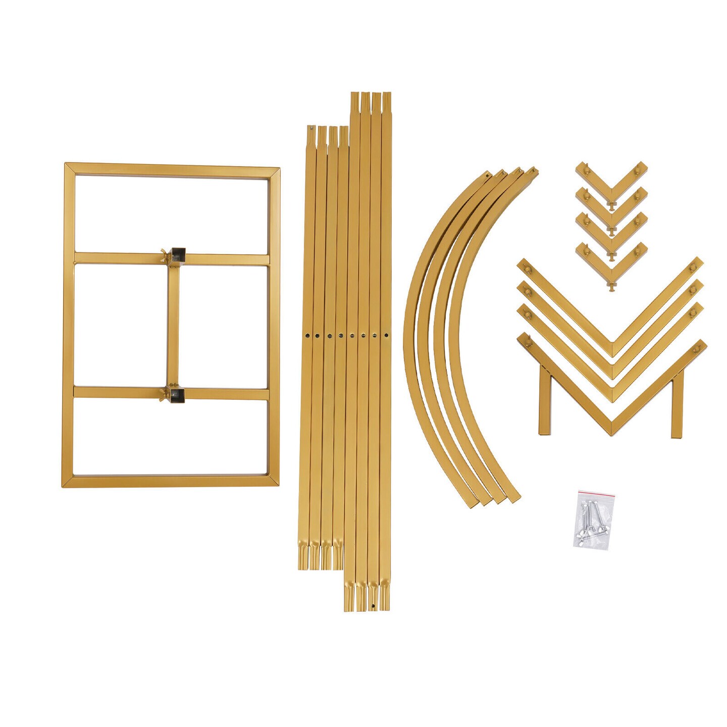 Kitcheniva V-shape Balloon Arch Backdrop Rack Flower Display